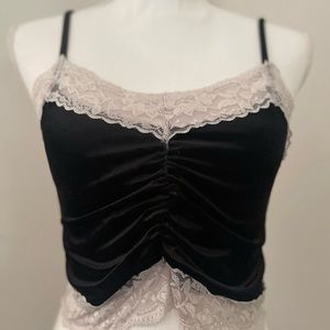 Lace + Velvet Tank